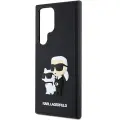 Original Pouch KARL LAGERFELD  hardcase 3D Rubber Karl&Choupette KLHCS24L3DRKCNK for Samsung Galaxy S24 Ultra black Фото num