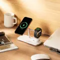 RINGKE 3IN1 QI2 MAGNETIC MAGSAFE WIRELESS CHARGER WHITE Фото num