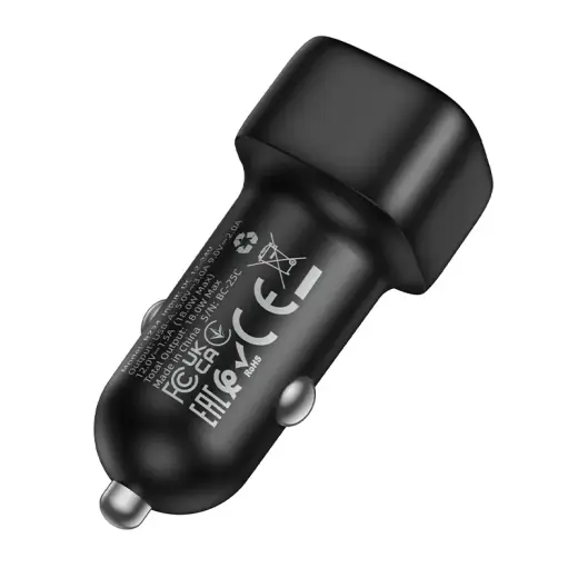 Borofone BZ34 mākoņa automašīnas lādētājs | 18 W | QC3.0 | USB-A | melns Foto 3