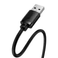USB 2.0 pagarinātājs vads Baseus AirJoy Series, 0,5 m (melns) Foto 5