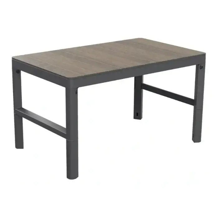 Garden table Deco Lyon walnut/grey
