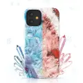 Kingxbar Agate Series case decorated printed Agate iPhone 12 mini red Photo