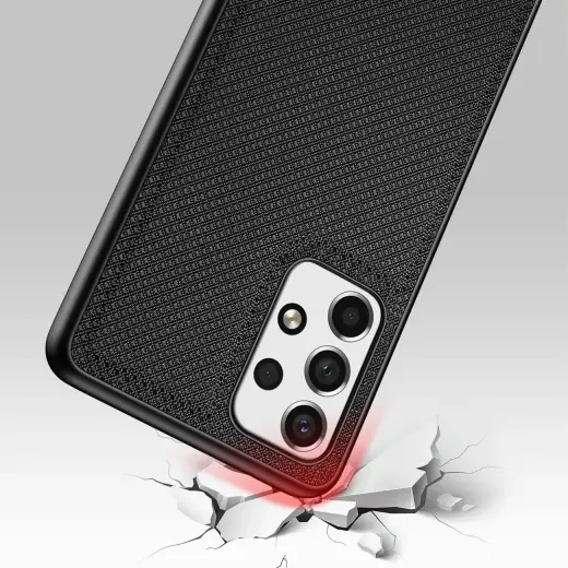 Dux Ducis Fino case cover, nylon material Samsung Galaxy A73 black Photo