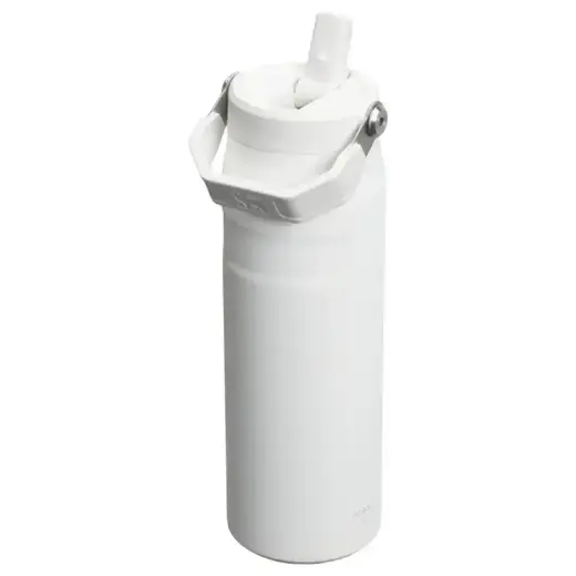 Termopudele ar salmiņu The IceFlow Bottle Flip Straw 2.0 0,7L balta Foto 2