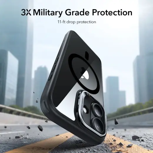 ESR CLASSIC HYBRID KICKSTAND MAGSAFE IPHONE 17 CLEAR|BLACK Foto 6