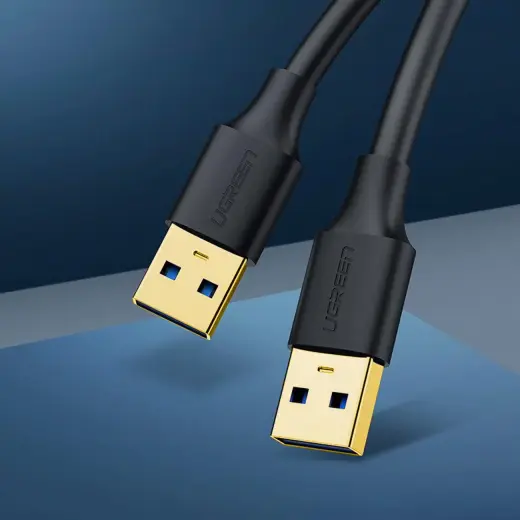 Ugreen USB - USB (male - USB 3.2 Gen 1) cable 1 m black (US128 10370) Photo