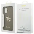 Guess Silicone Big 4G Script maciņš telefonam iPhone 17 brūns — Foto 8