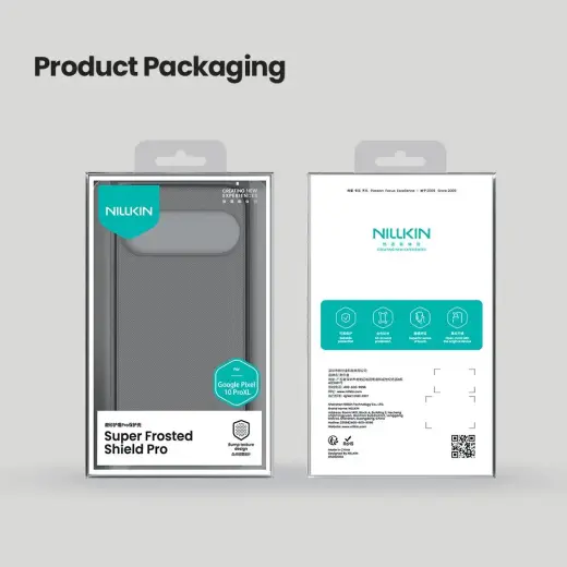 Nillkin Super Frosted PRO Back Cover for Google Pixel 10 Pro XL Transparent Black Foto 6
