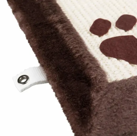 Nagu asināmais : Trixie Scratching mat with plush border, 70 × 45 cm, dark brown Foto 2