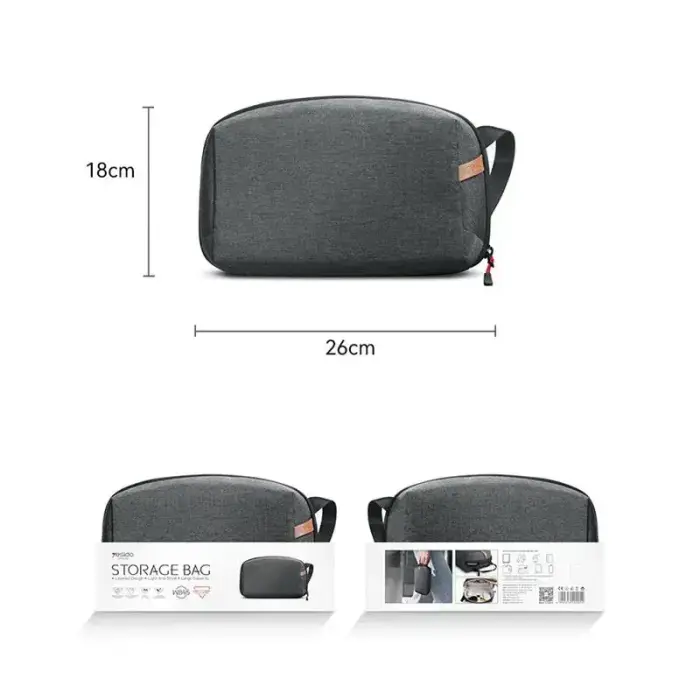 YESIDO WB45 WATERPROOF ORGANIZER/BAG GREY Foto 2