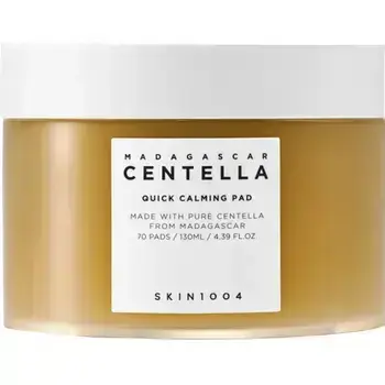 SKIN1004 Madagascar Centella Quick Calming Pad - Zklidňující esenciální tonikové polštářky 130ml