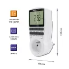 Qoltec Electronic Timer PC0628 | 3680W | 16A | LCD — Фото 3
