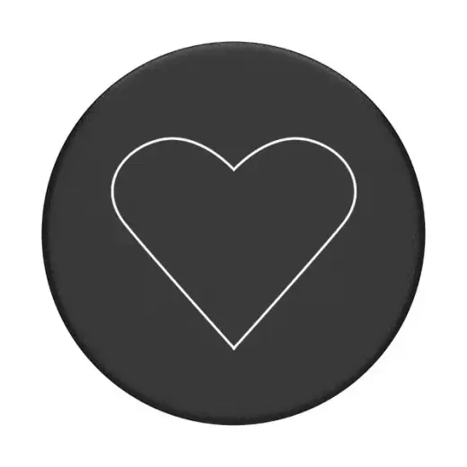 Popsockets 2 White Heart Black 800667 uchwyt i podstawka do telefonu - standard Foto 3
