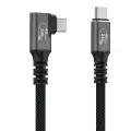 Wozinsky WPS2-UY41S USB-C Thunderbolt 4 240W Angled Cable 2m - Black Foto 4