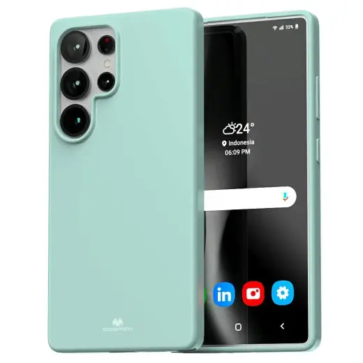 Mercury чехол для телефона для Samsung Galaxy S25 Ultra мятный Фото num