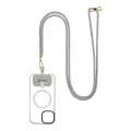 OBAL:ME NeckTag Allure Rope for Mobile Phone Light Grey Foto 1