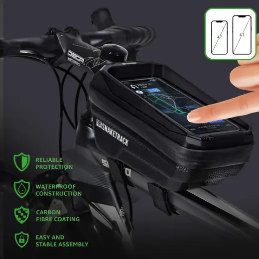 Snake Track bike frame bag Фото num