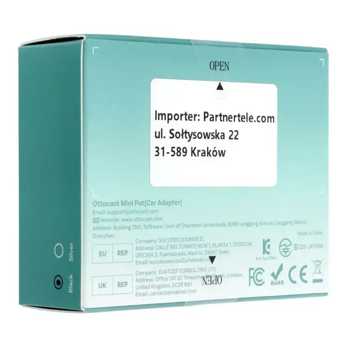 Wireless car adapter OTTOCAST Mini Cube T3 black Foto 2