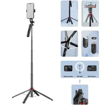 Blavec Selfie Stick Aluminium Fusion P-09 tripod + remote control 1,8 metres (SSFP09-TRB18) black (damaged packaging) Foto 4