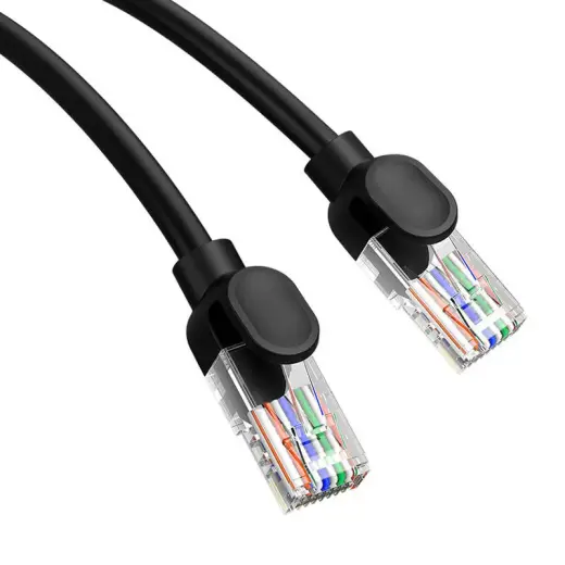 Baseus Ethernet CAT5, 5m network cable (black) Photo
