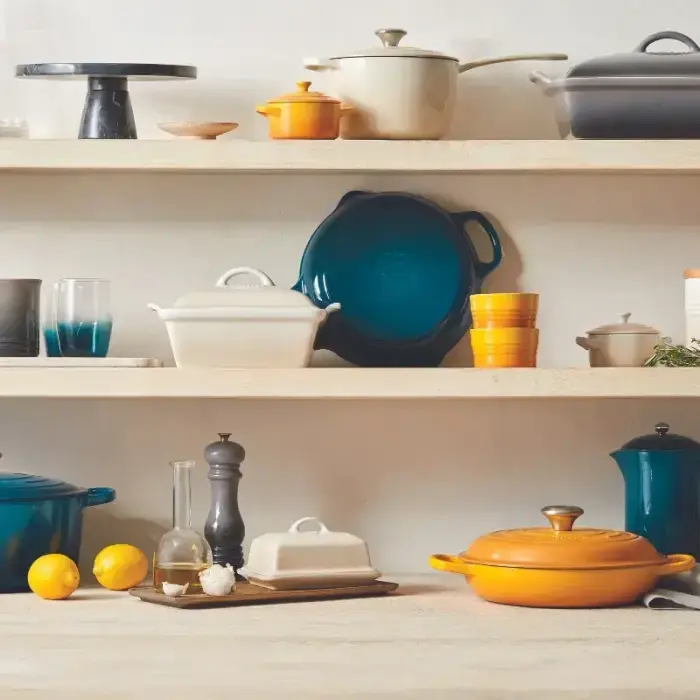 Le Creuset Чугунная круглая кастрюля Ø24см / 4,2л синий  Фото num