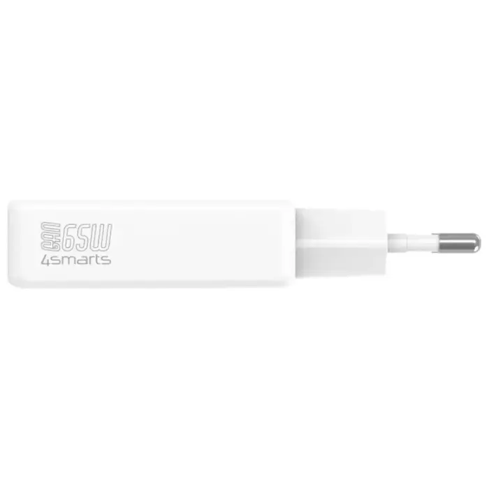 Wall Charger 4smarts PDPlug Slim Dual 65W GaN 2xUSB-C white Foto 2