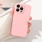 Silicone Case maciņš telefonam iPhone 14 Plus bēšs — Foto 17