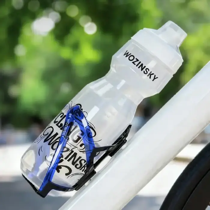 Wozinsky WUR-01BB Bike Bottle Holder Basket - Black and Blue Фото num