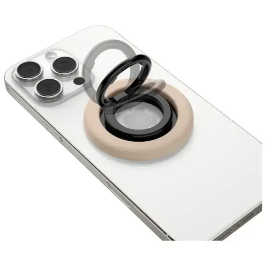 Magnetic holder Spigen Nano Pop MagSafe beige Photo