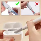 TECH-PROTECT CS02 CLEANER SET 3IN1 FOR EARPHONE WHITE — Foto 3