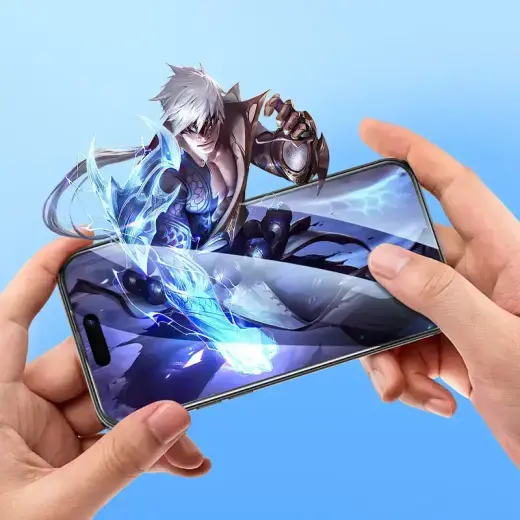 Borofone Tempered glass BF6 Diamond Armor Full Screen HD for Iphone 14 Pro - 10 pieces Foto 7