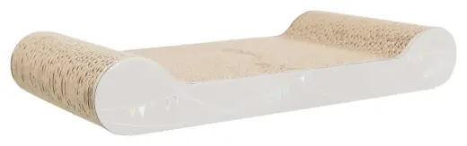 Nail sharpener : Trixie Junior scratching cardboard, 38 × 6 × 18 cm, light grey Photo