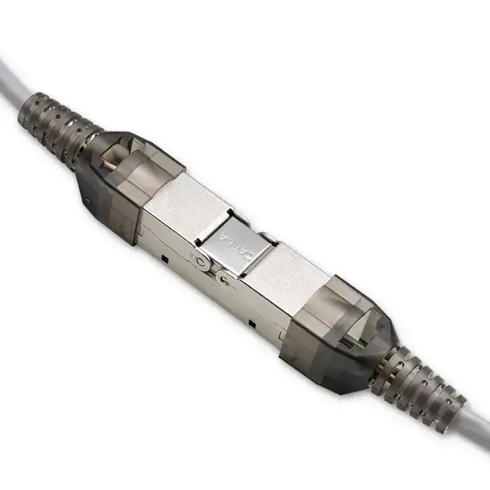 Qoltec коннектор RJ45 | Cat6a | STP