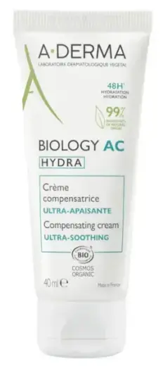 ADerma Biology AC Hydra Compensating Cream Ultra Organic Soothing 40ML