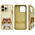 Nimmy Big Eyed Pet 2.0 Cat phone case for iPhone 15 Pro brown Photo
