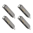 Pendrive 128GB USB 3.2 (USB A + USB C) Hoco UD15 gray — Foto 5