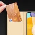 Dux Ducis Skin Pro Bookcase type case for Samsung Galaxy A03s golden Фото num