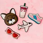 3D Sticker Pink 5pcs set — Фото 2
