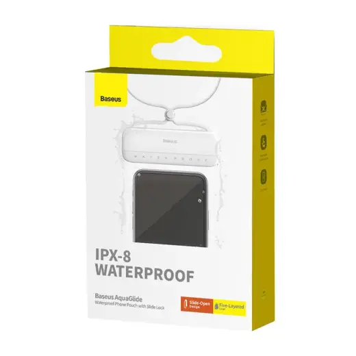 Waterproof phone case Baseus AquaGlide (white) Foto 7
