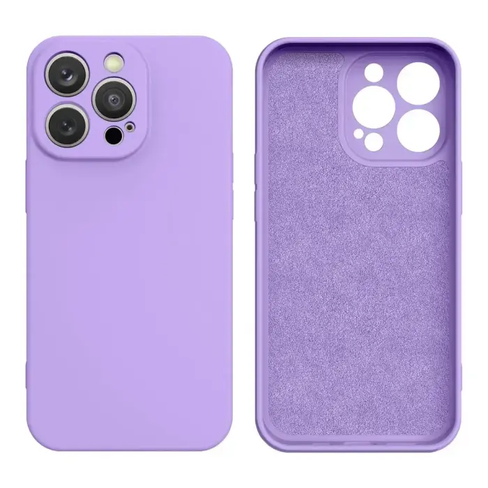 Silicone maciņš telefonam iPhone 14 Plus violets