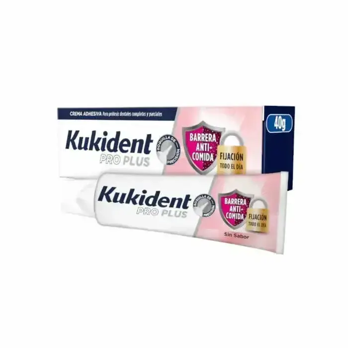 Kukident Pro Plus Adhesive Cream All-Day Hold Flavorless 40g