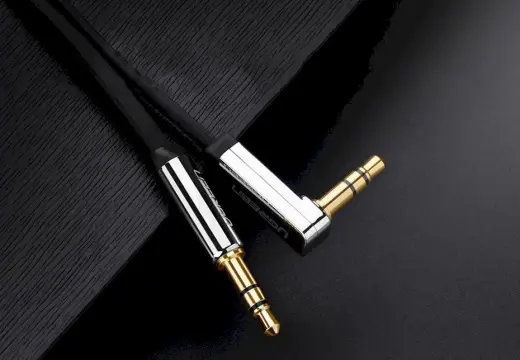 Ugreen AUX 3,5 mm mini jack flat angle cable 0,5 m black (AV119 10596) Foto 10