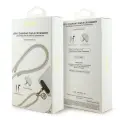 Guess Crossbody Strap 4G Charm whit Charging Cable USB-C|USB-C Beige Foto 3