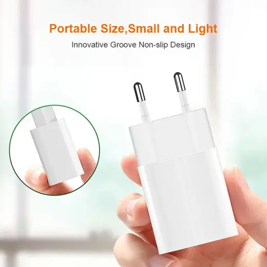 EGA C02 lādētājs USB 5V | 2A, balts (bojāts iepakojums) Foto 2