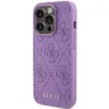 Guess Leather 4G Stamped case for iPhone 15 Pro - purple — Foto 2