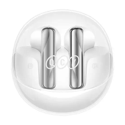TWS QCY AilyBuds Clear T32 Headphones (white) Foto 3
