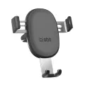 Gravity car smartphone holder with air vent clip Black Photo