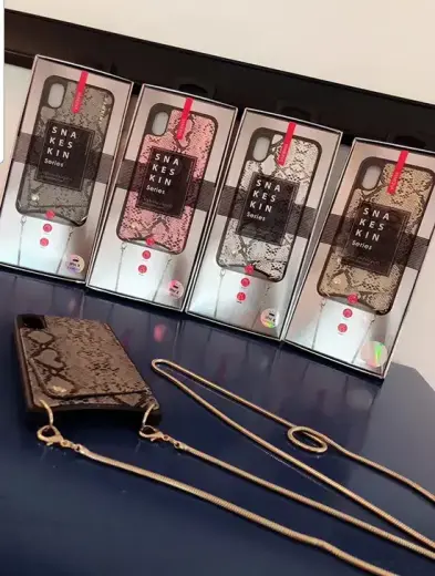 BAG - SNAKE Leather Case - IPHONE XS MAX Pink Foto 33