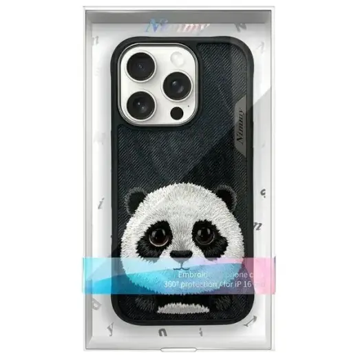 Nimmy Big Eyed Pet 2.0 Panda phone case for iPhone 16 Pro Max black Photo