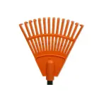 Small rake with handle orange 20cm (14 tines) — Photo 2